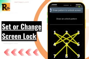 set or change screen lock on any realme thumbnail