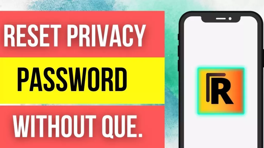 how to reset privacy password in realme without security question