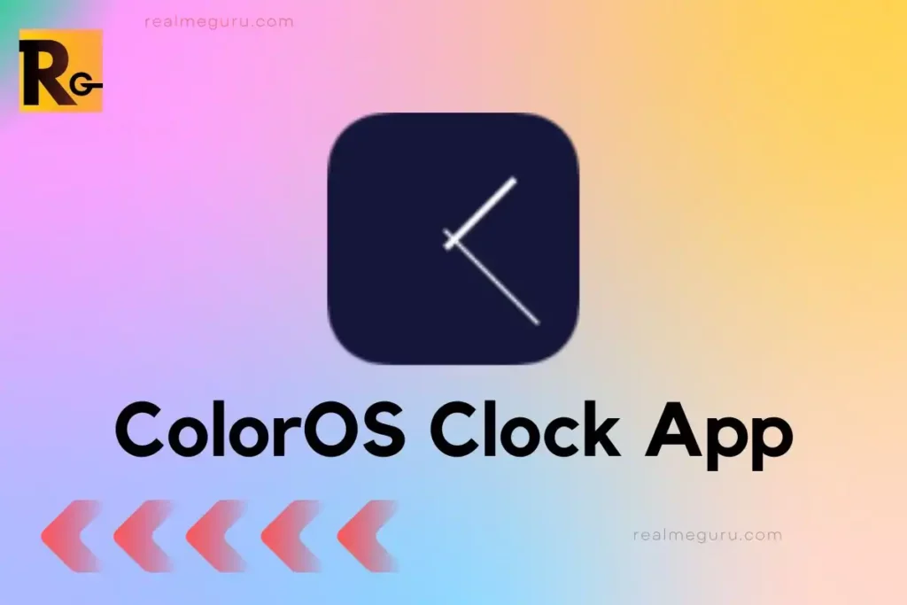 colorOS Clock App icon for relame and oppo devices
