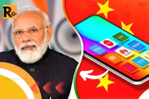 PM Modi with all the chinese mobile brands