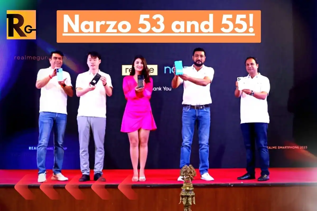 Realme narzo 53 and narzo 55 launch thumbnail