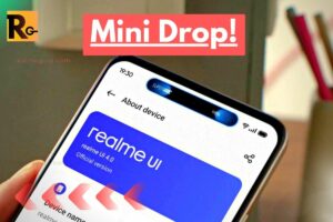 realme device mini drop capsule feature