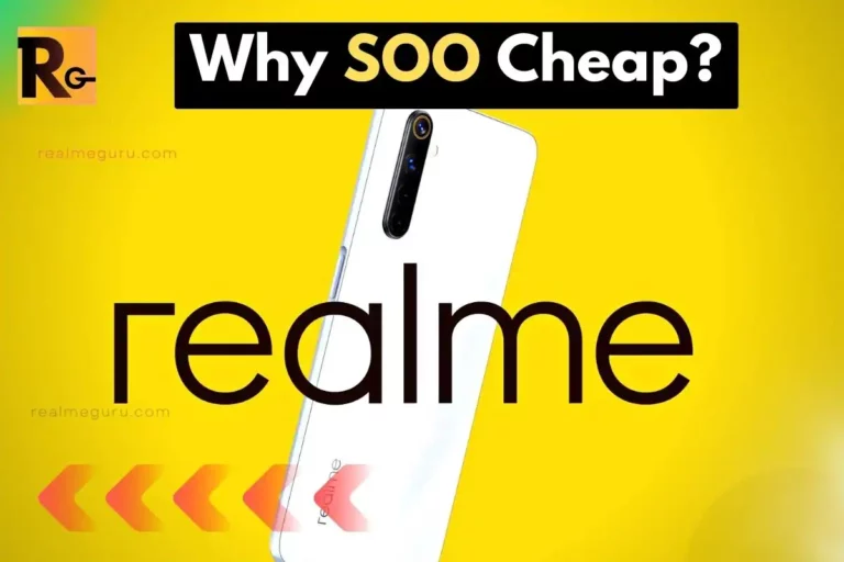 realme phone with overlay text why realme so cheap