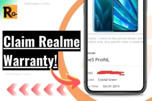 thumbnail of claiming realme warranty