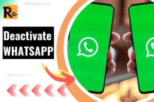 whatsapp deactivate overlay text with whatsapp in hands image for realmeguru