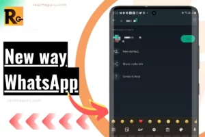 whatsapp new way of messaging without saving contacts thumbnail for realme guru